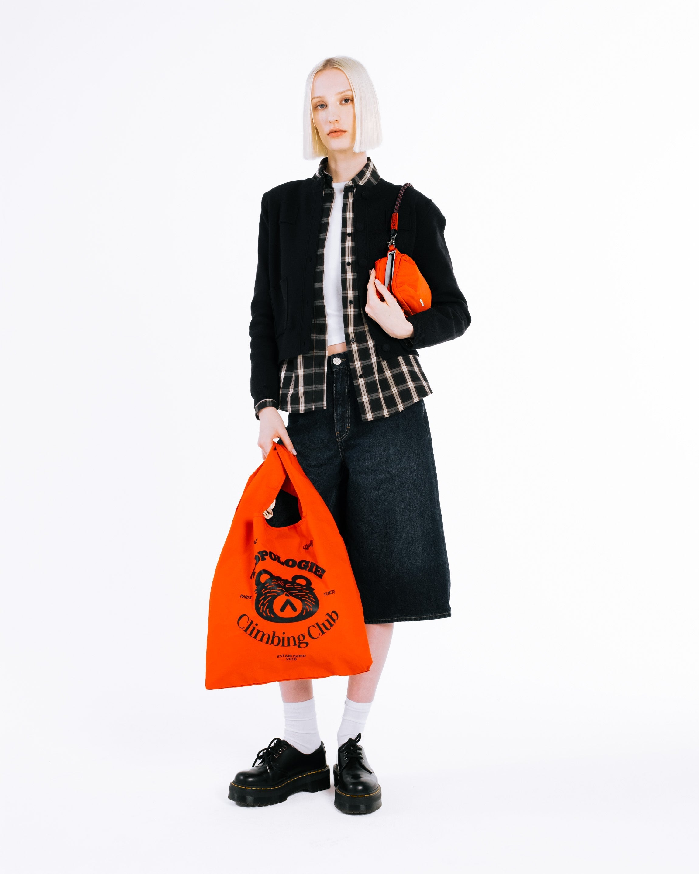 보틀 사코슈백 Bottle Sacoche / Topologie Red / 푸퍼 스트랩 Puffer Strap / Marshmallow
