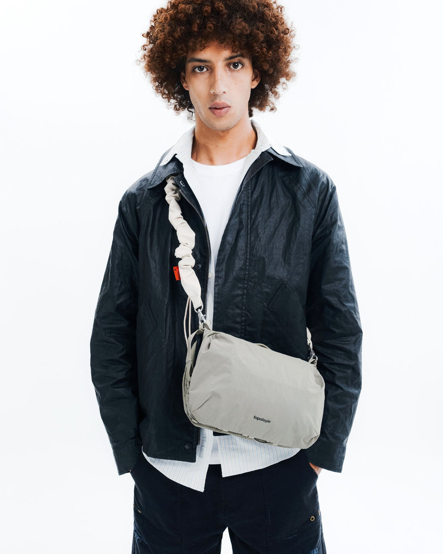보틀 사코슈백 라지 Bottle Sacoche Large / Black (Puffer) / 10mm 스트랩 10mm Rope / Oxide Helix