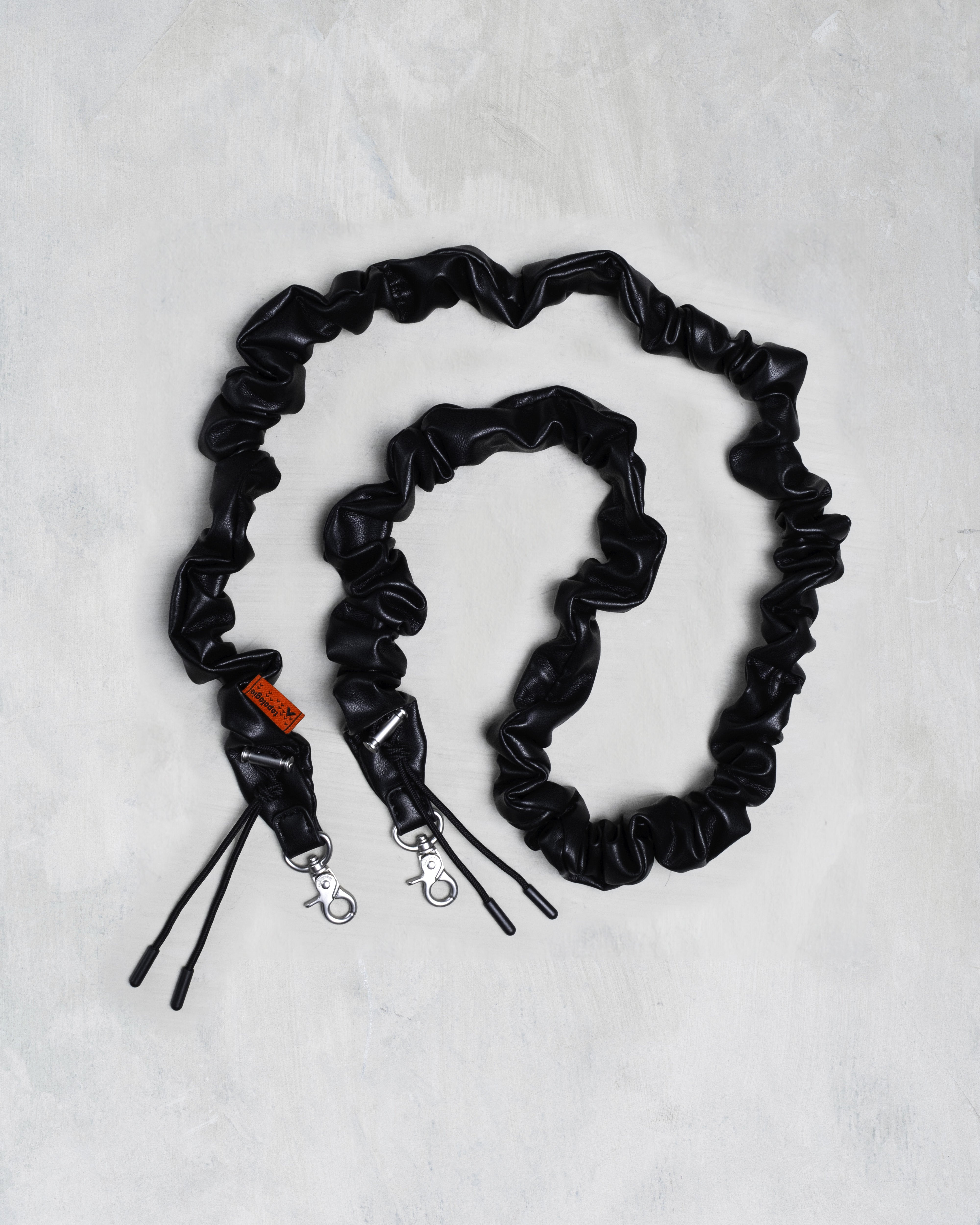 번지 스트랩 Bungee Strap / Black (Synthetic Leather)