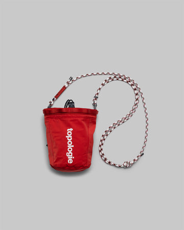초크백 Chalk Bag / Topologie Red / 6.0mm 스트랩 6.0mm Rope / White Jukebox
