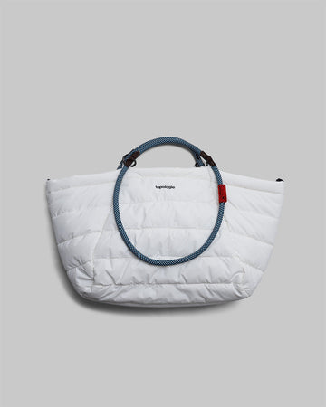마르쉐 토트백 미디엄 Marche Tote Medium / Marshmallow / 10mm 로프 루프 10mm Rope Loop / Magpie Lattice