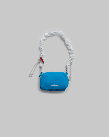 미니 보틀 사코슈백 Mini Bottle Sacoche / Atomic Blue / 번지 손목 스트랩 Bungee Wrist Strap / Marshmallow