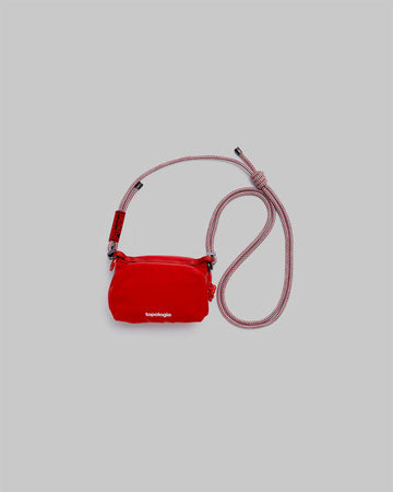 미니 보틀 사코슈백 Mini Bottle Sacoche / Topologie Red / 6.0mm 스트랩 6.0mm Rope / Russet Lattice
