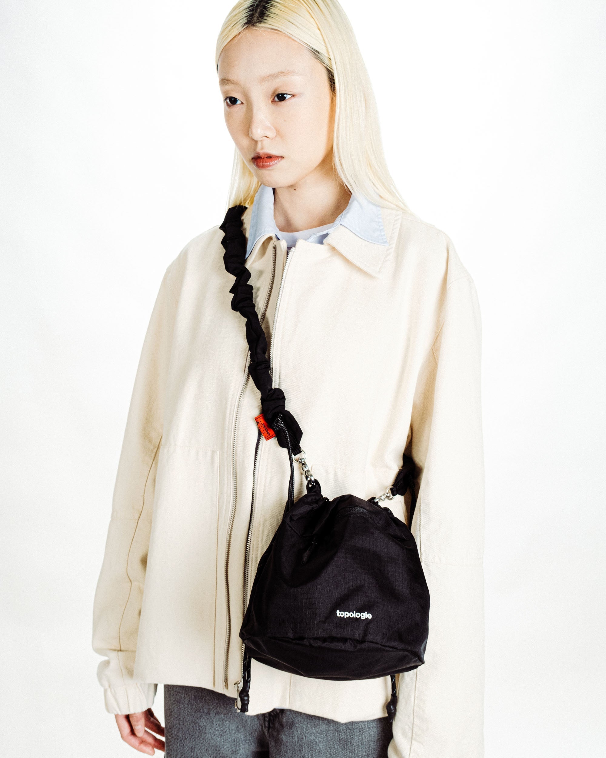 리버시블 버킷백 Reversible Bucket / Black / 8.0mm 스트랩 8.0mm Rope / Navy Camouflage