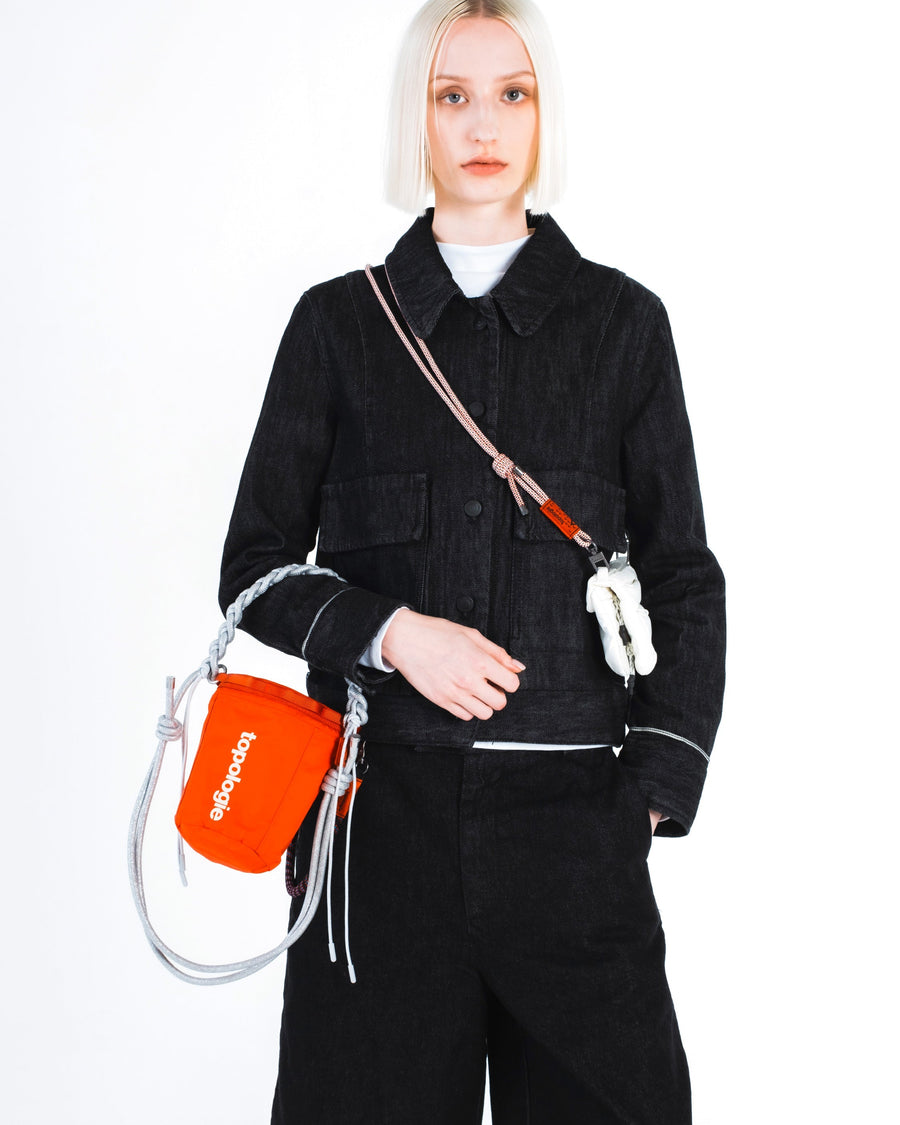 초크백 Chalk Bag / Topologie Red / 6.0mm 스트랩 6.0mm Rope / White Jukebox