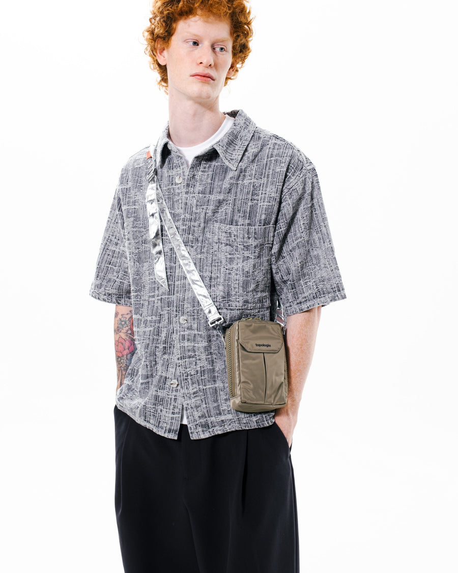 유틸리티 폰 사코슈백 Utility Phone Sacoche / Black / 번지 스트랩 Bungee Strap / Black