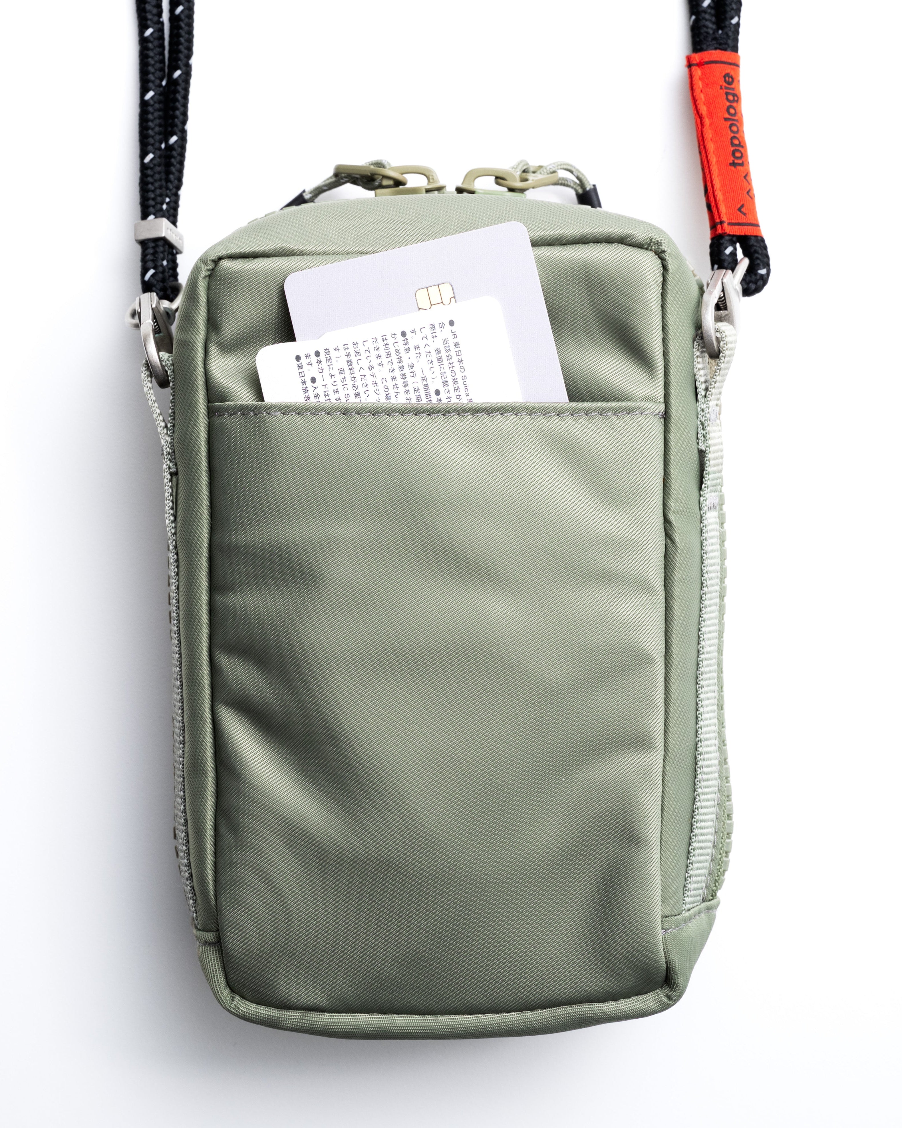 유틸리티 폰 사코슈백 Utility Phone Sacoche / Black / 번지 스트랩 Bungee Strap / Black