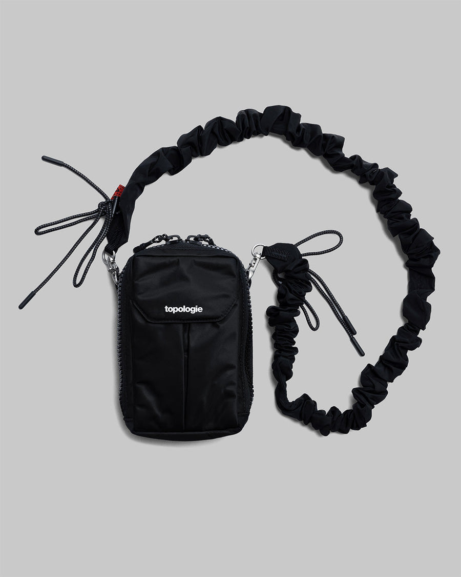 유틸리티 폰 사코슈백 Utility Phone Sacoche / Black / 번지 스트랩 Bungee Strap / Black